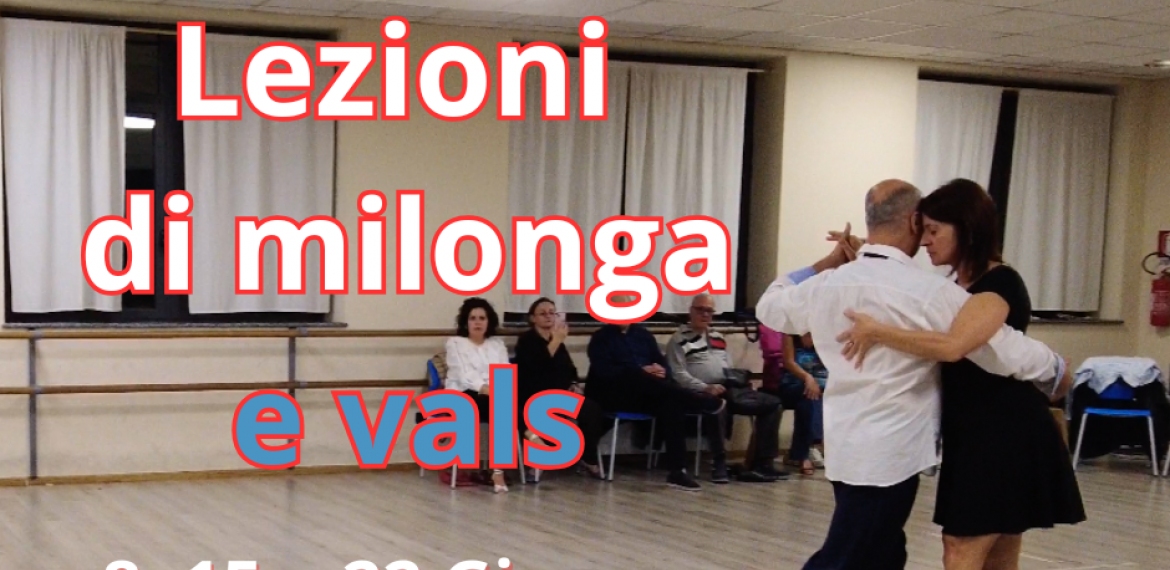 Tango: lezioni di vals e milonga
